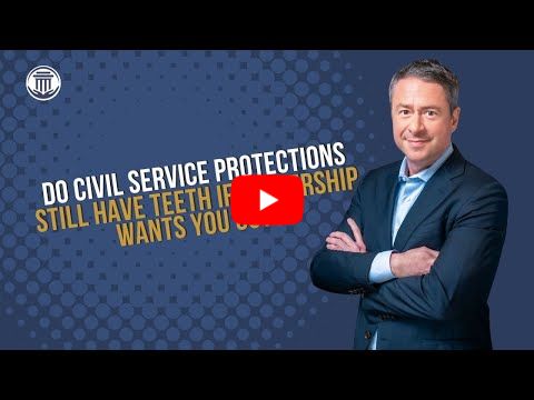 12.17 Do Civil Service Protections Still Matter? A Federal Lawsuit to Watch