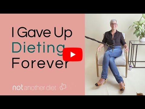 Giving Up Dieting is How I FINALLY Lost Weight For Good