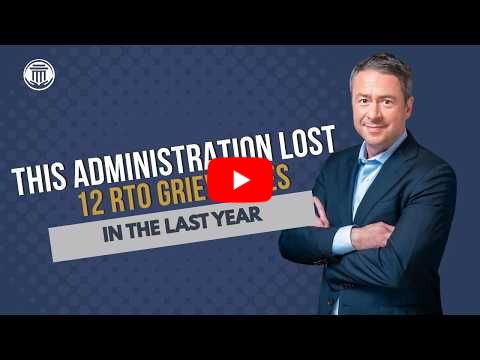 8.24.26 This Administration Lost 12 RTO Grievances in the Last Year