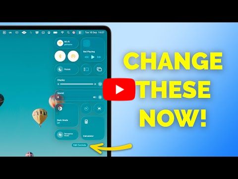 macOS Tahoe (26) - Change these Settings NOW!