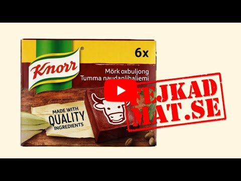 Buljong - Fejkad Mat