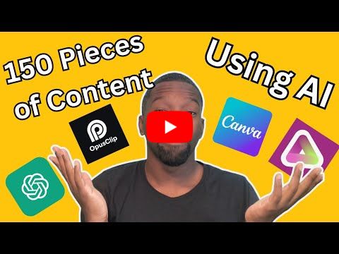 Using AI to create 150 pieces of content to build a MASSIVE audience