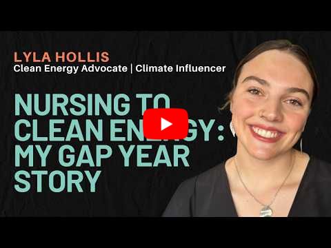 Gap Year in Costa Rica → Dream Job in Clean Energy