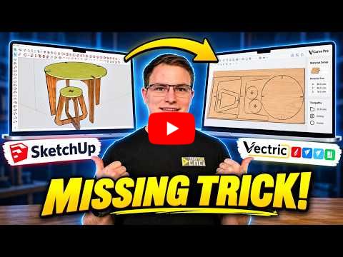 SketchUp + VCarve: The CNC Workflow I Wish I Learned Earlier
