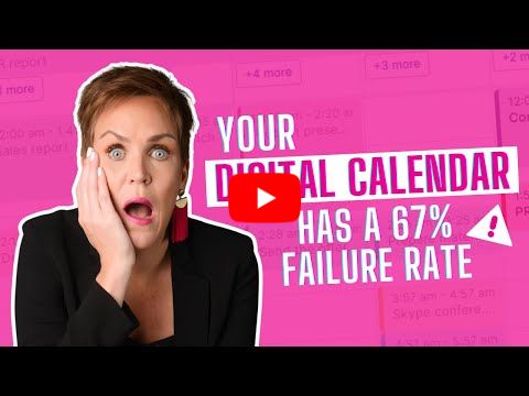 Research Proved Paper Planners Work Better!