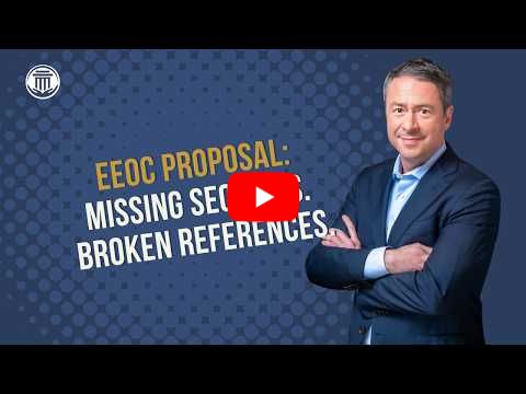 9.1.26 EEOC Proposal: Missing Sections. Broken Proposal
