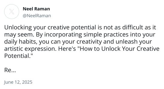 Unlocking your creative potential is not as difficult as it may seem. By incorporating simple practices into your daily habits, you can your creativity and unleash your artistic expression. Here's 