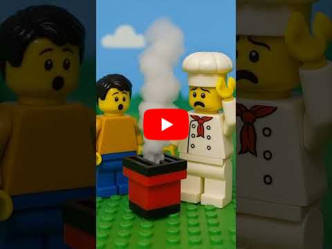 Grill is hot | Lego animation
