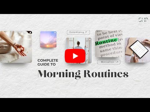 Morning routine Maker Workbook Guide
