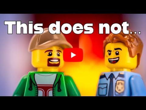 Boss discovers firewall | Lego Stop Motion Animation
