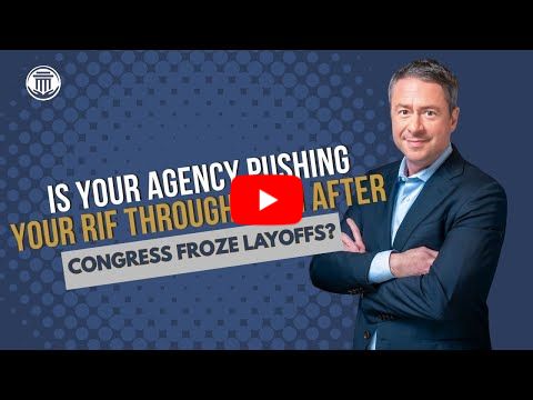 12.3 Congress Froze Layoffs. Agencies Are Still Firing People. Is That Legal?