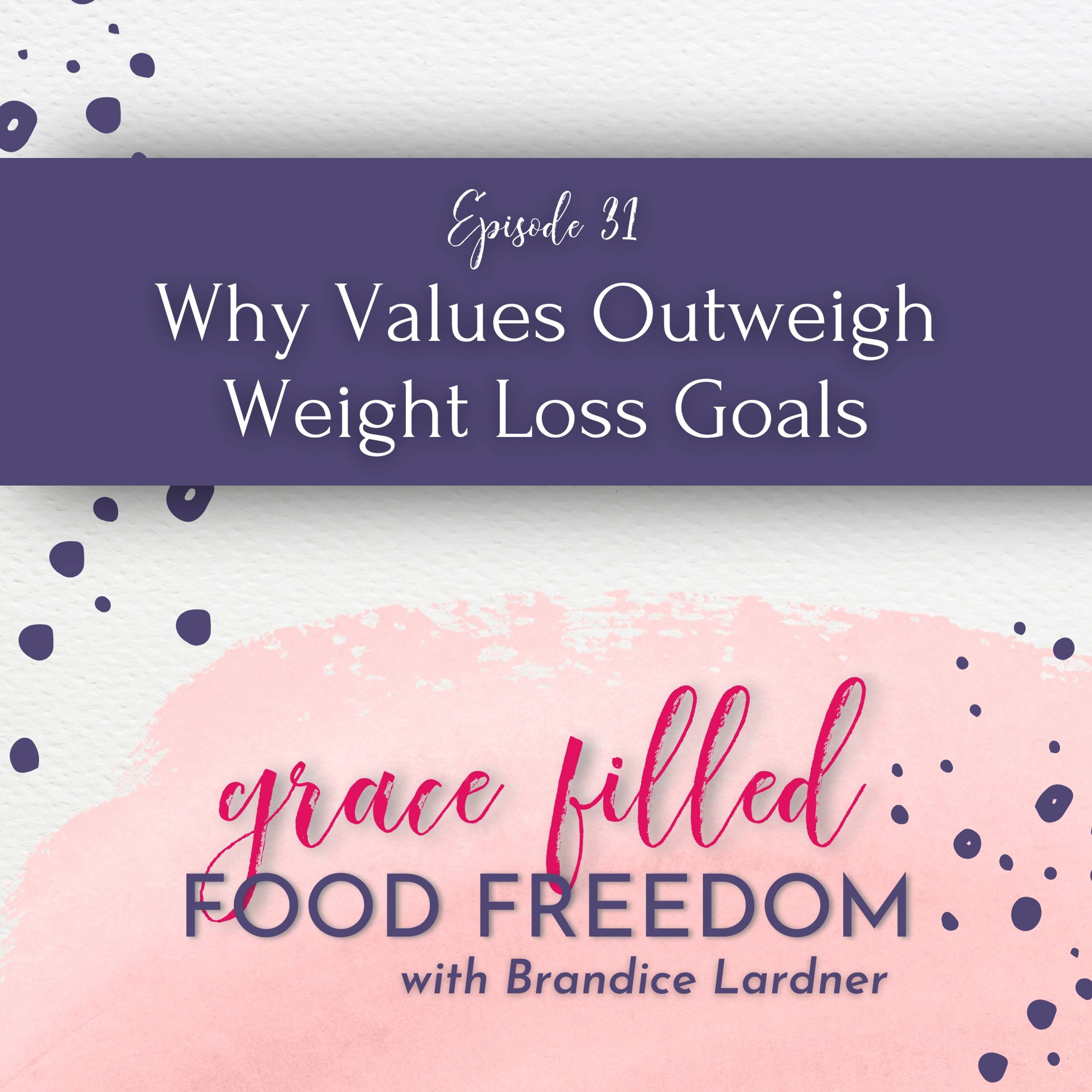 Why Values Outweigh Weight Loss Goals episode artwork