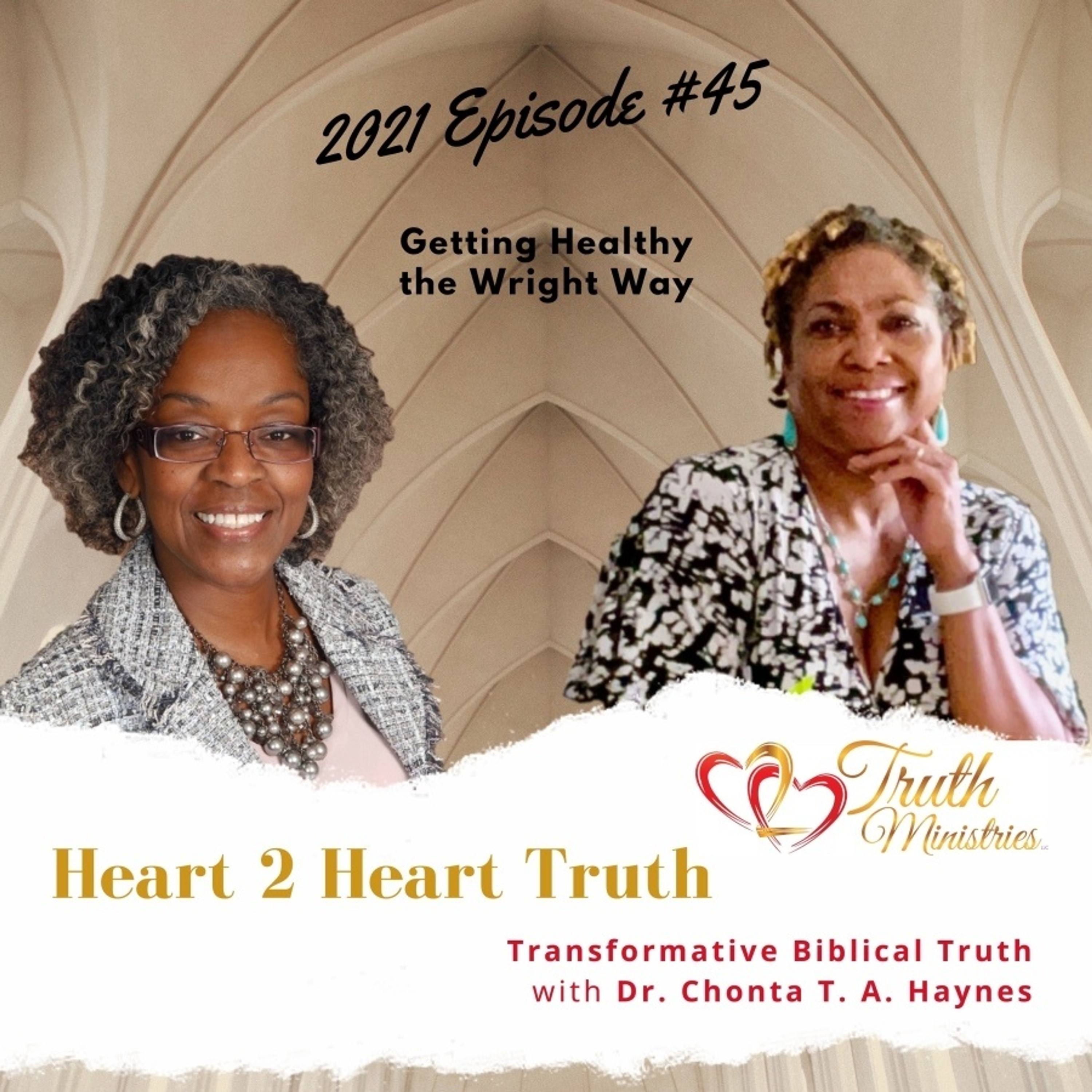 Episode #45 Getting Healthy the Wright Way with Lynette Wright-House episode artwork