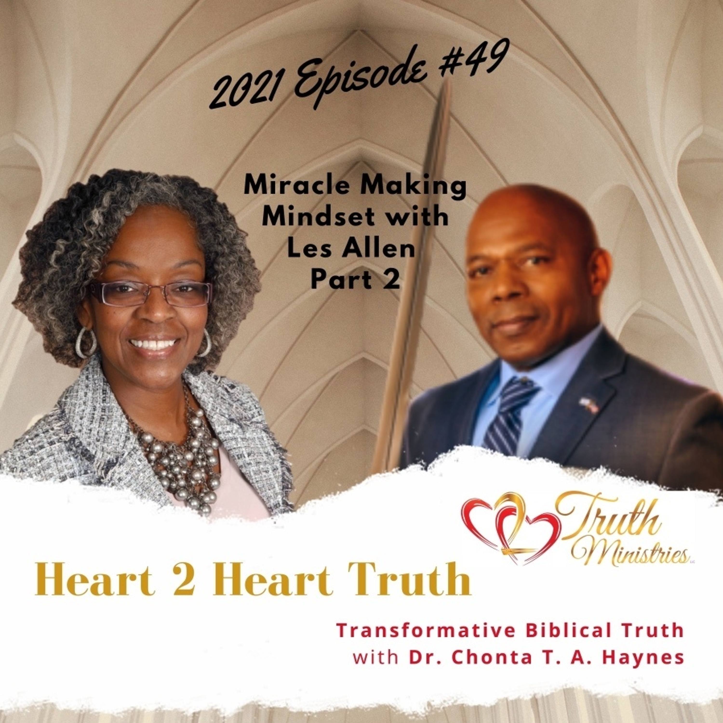 Episode #49 Miracle Making Mindset with Les Allen Part 2 episode artwork