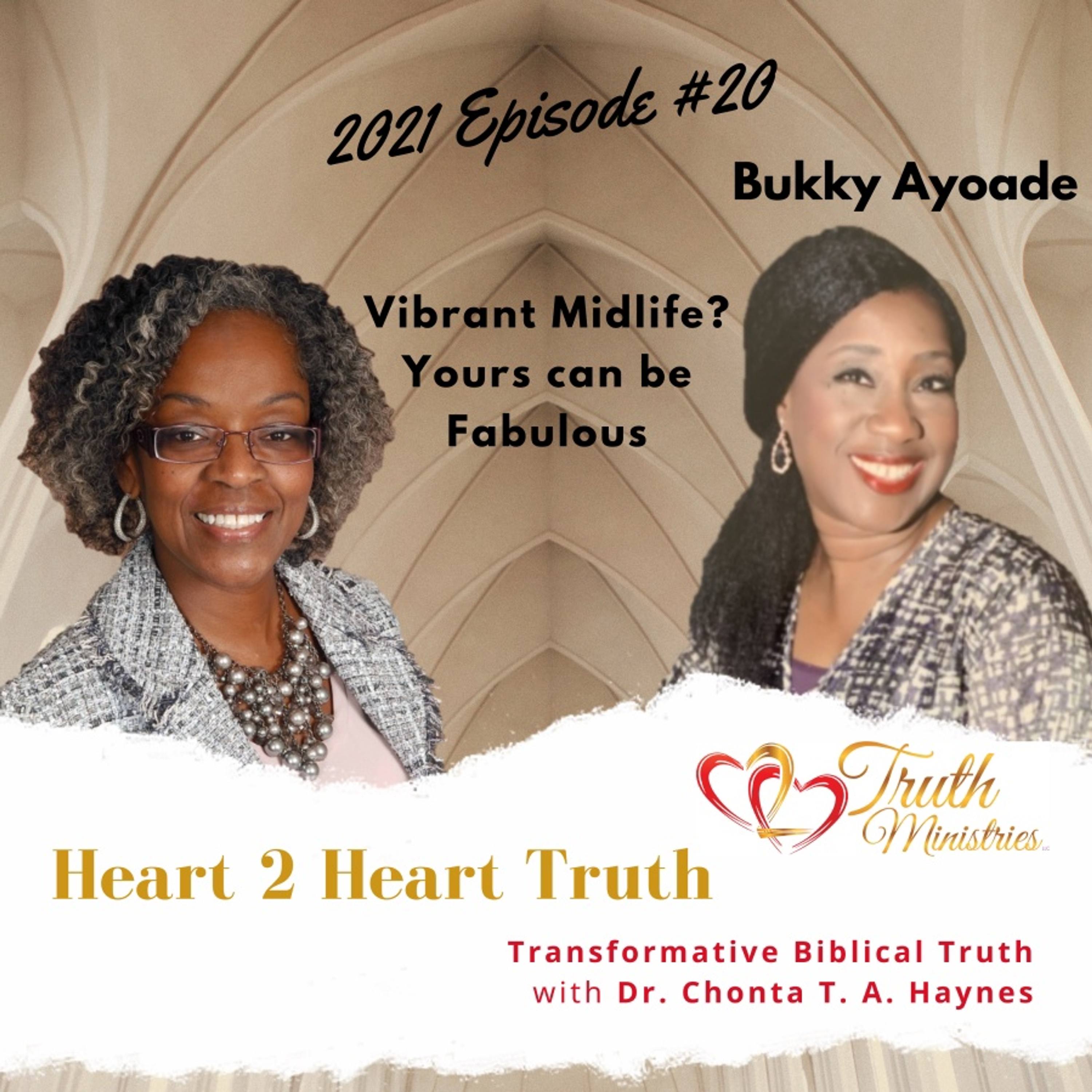 Episode #20 Bukky Ayoade - Vibrant Midlife? Yours can be Fabulous episode artwork