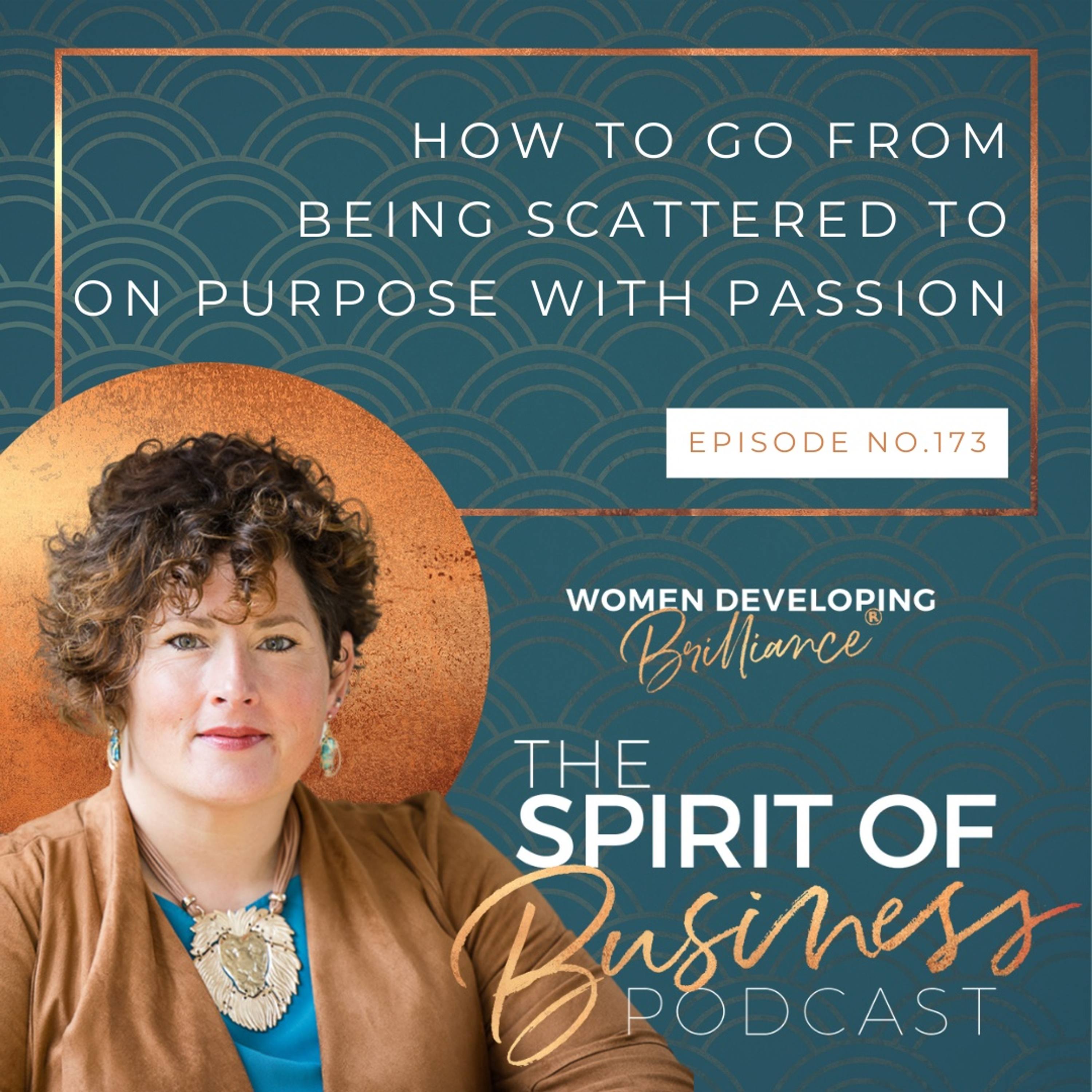EP#173: How to Go From Being Scattered to On Purpose with Passion episode artwork