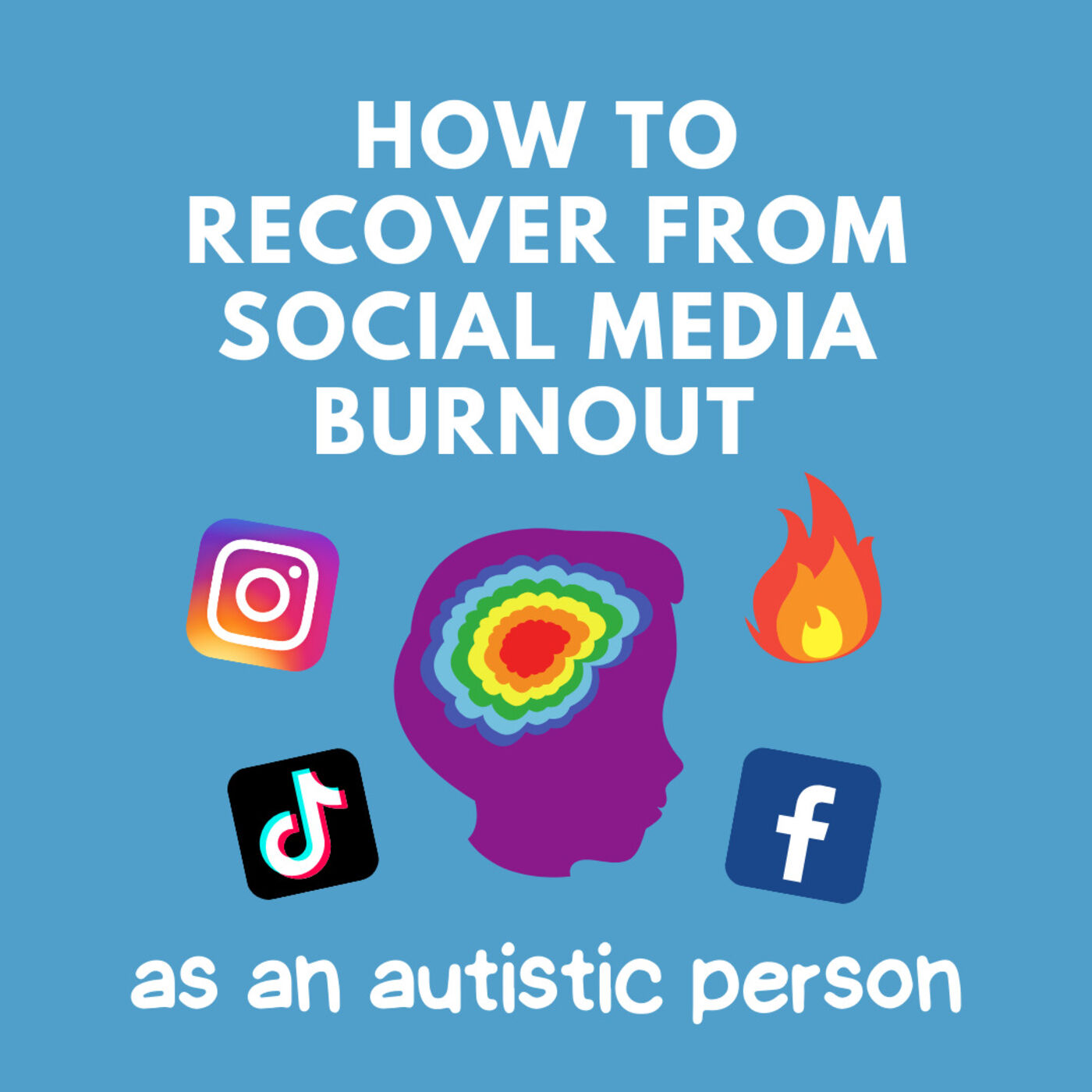 How to Recover from Social Media Burnout as an Autistic Person episode artwork