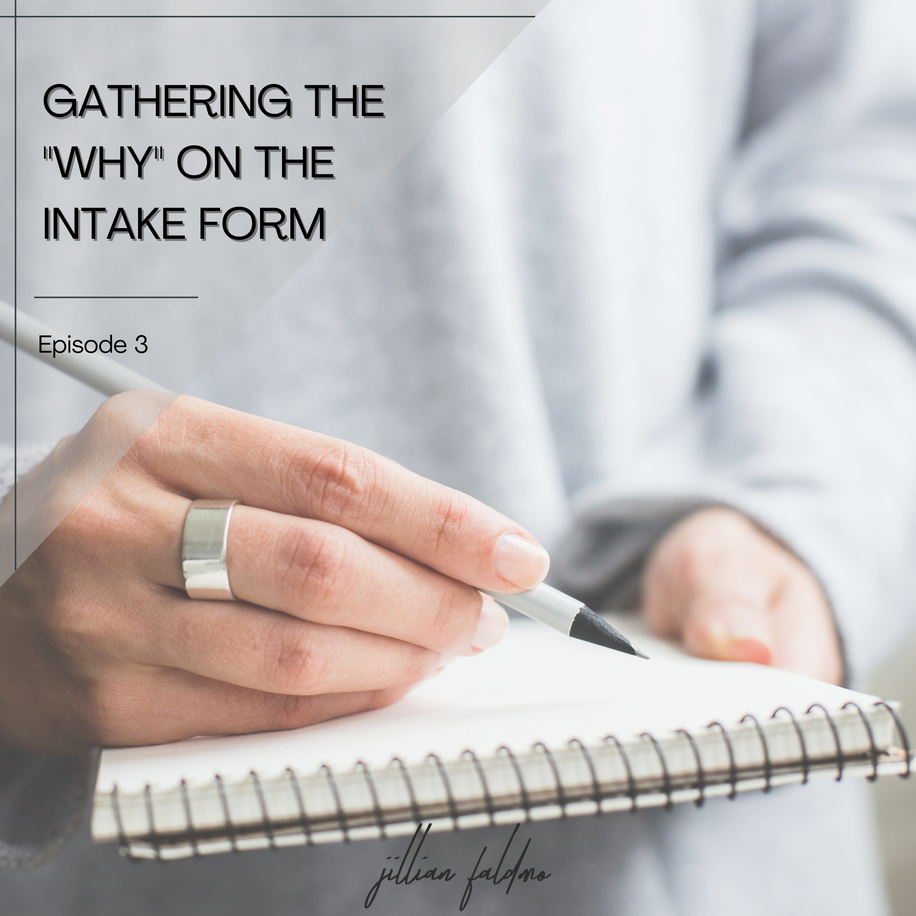 3. Gathering the “Why” on the Intake Form episode artwork