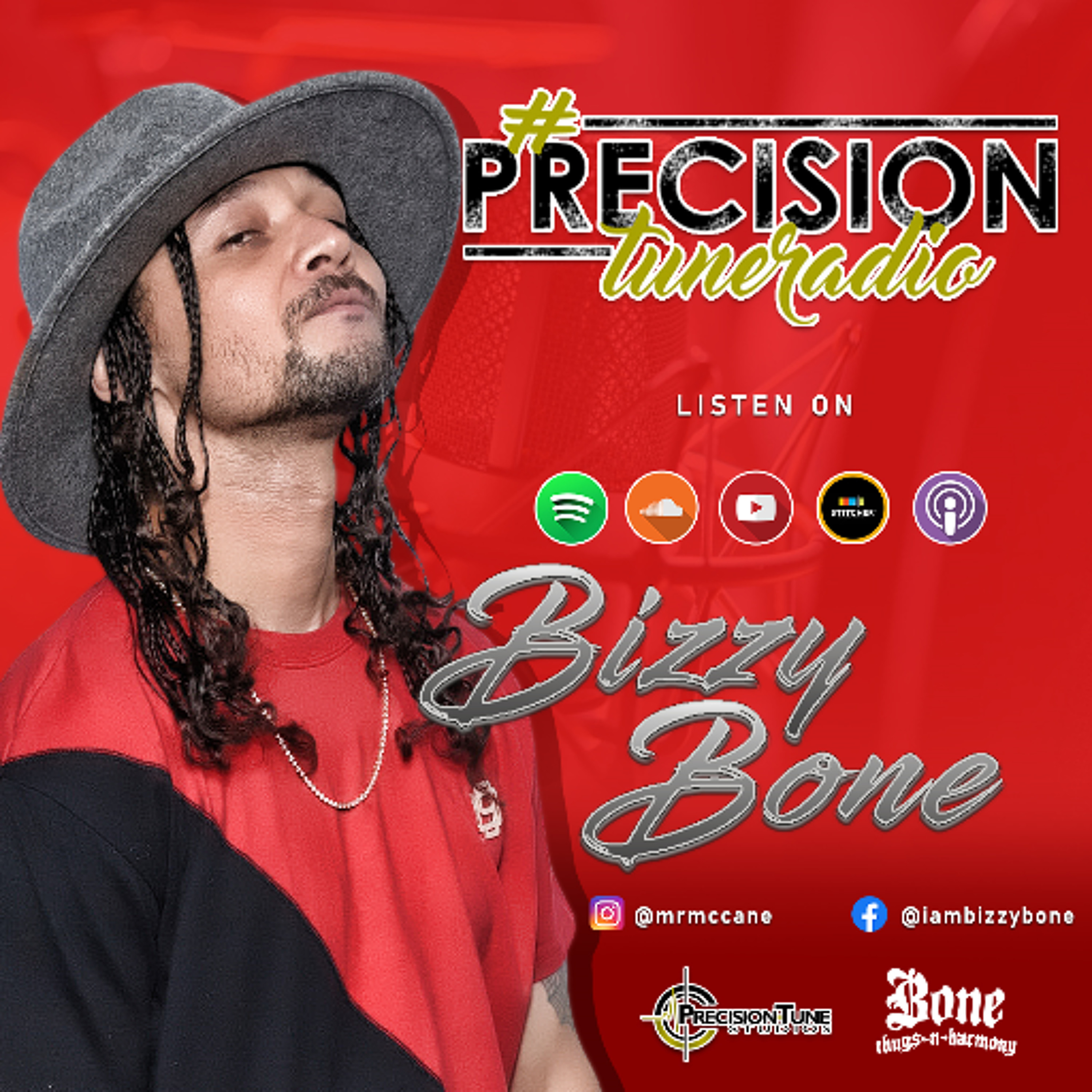 #PrecisionTuneRadio S2: Ep 2. Bizzy Bone of Bone Thugs N Harmony episode artwork