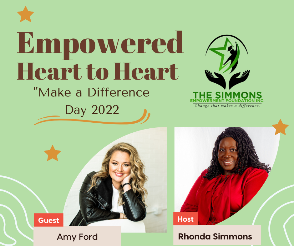 Episode 26: Make a Difference Day with Amy Ford (Embrace Grace, Inc.) episode artwork