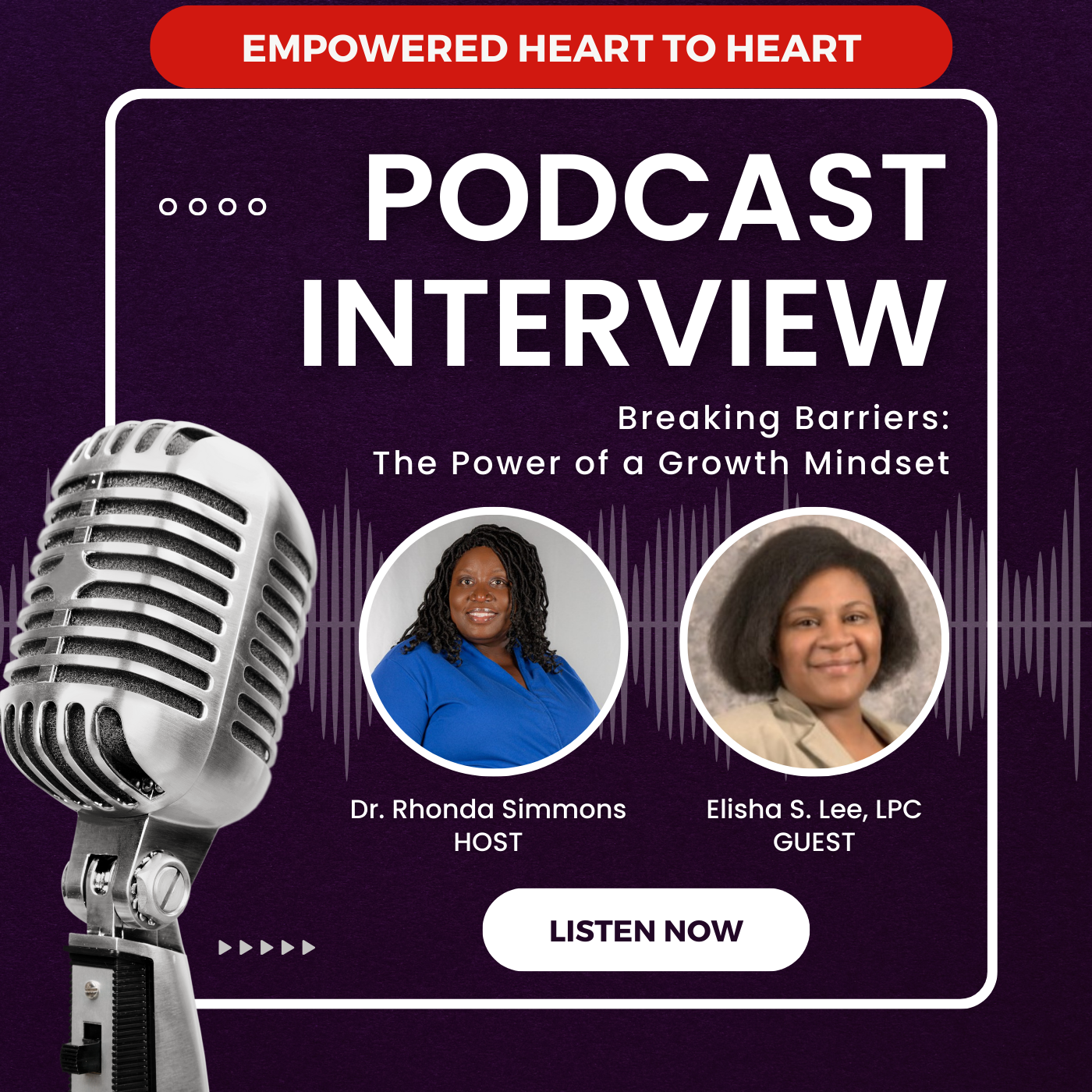 Episode 113: Breaking Barriers -- The Power of a Growth Mindset with Elisha S. Lee episode artwork
