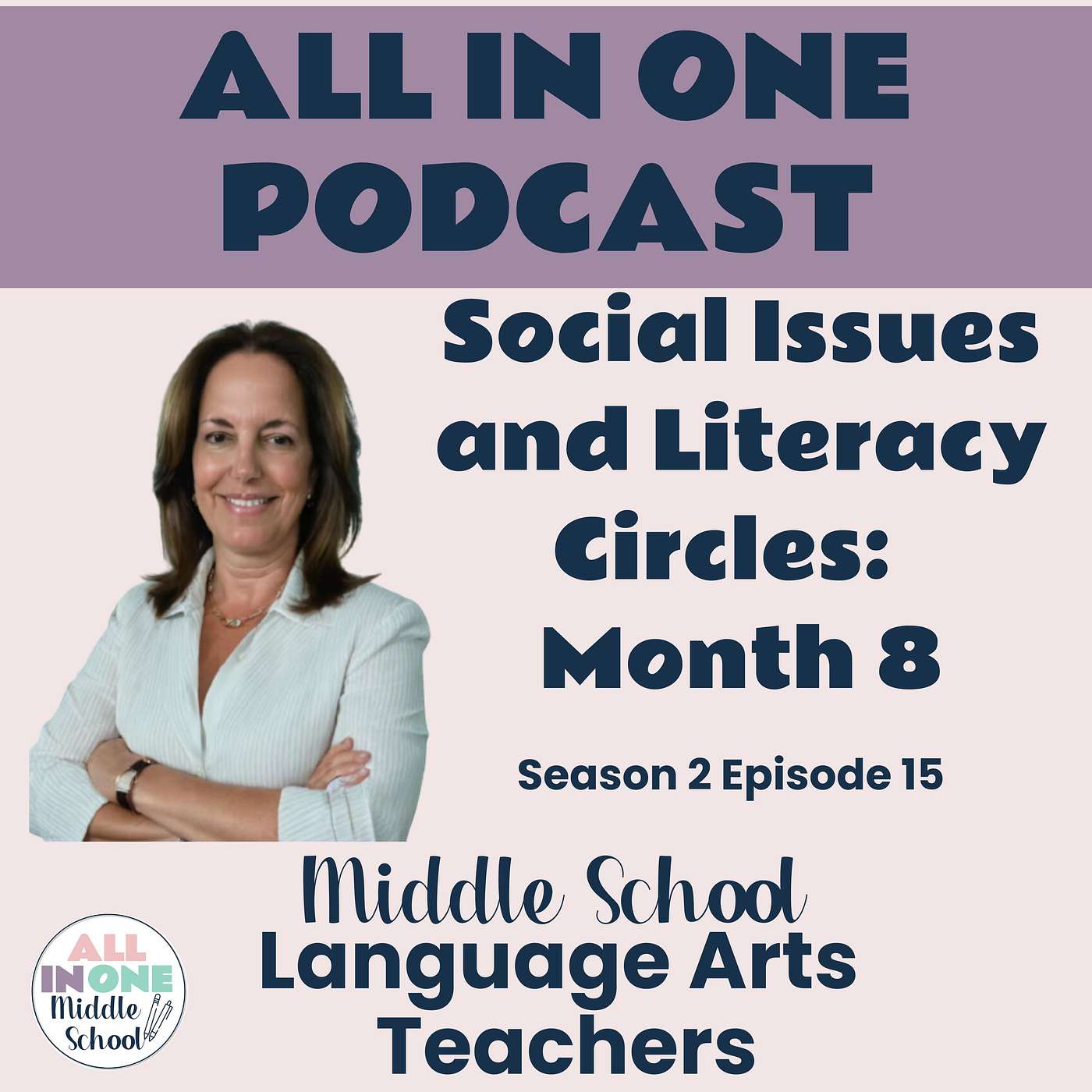 ELA Curriculum Map for Middle School:  Social Issues Reading with Literacy Circles (Month 8)