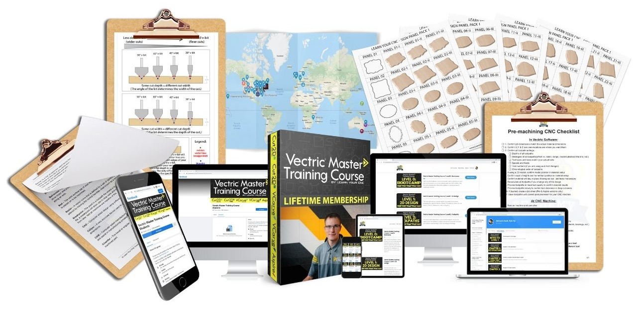 Vectric Master Training Course with Bonuses Mockup