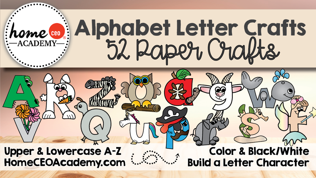 alphabet letter crafts