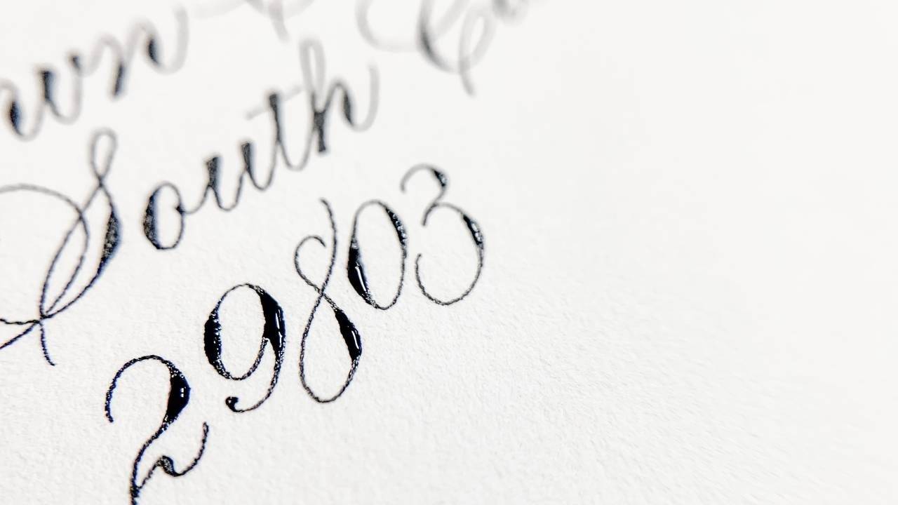 Calligraphy Number Variations with Kestrel Montes