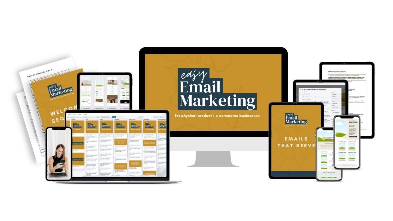 Easy Email Marketing - Ecommerce + Physical Product Edition