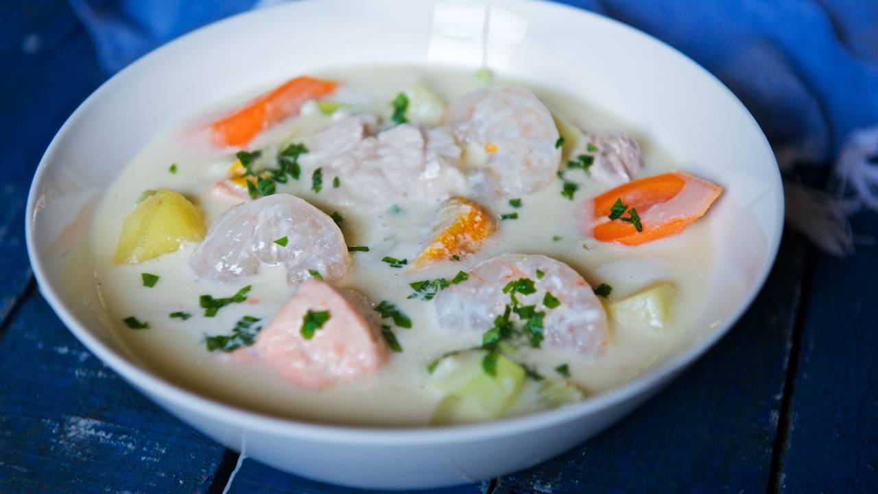 THE BEST AUTHENTIC IRISH SEAFOOD CHOWDER for St. Paddy's Day!