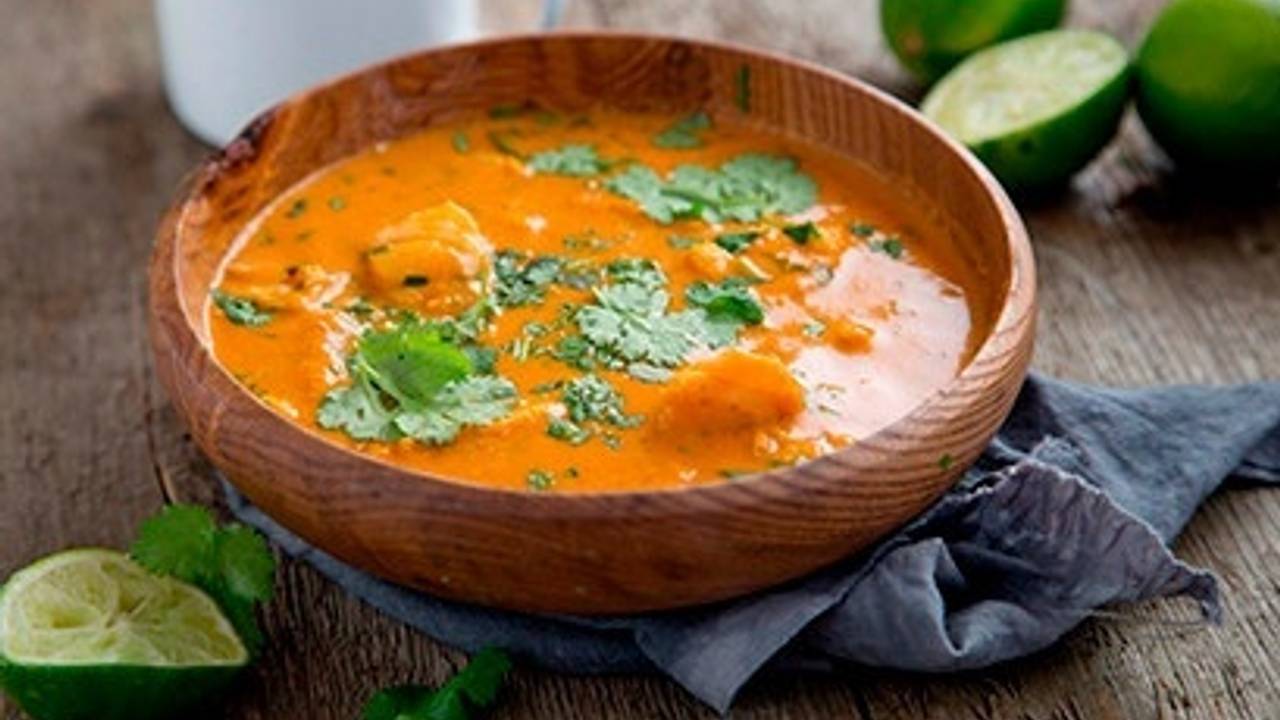 Family midweek haddock fish curry