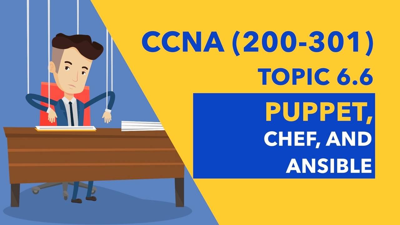 CCNA (200301) Topic 6.6 Puppet, Chef, and Ansible