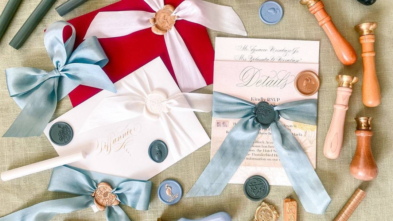 Creating Wax Seals and Tying Ribbons