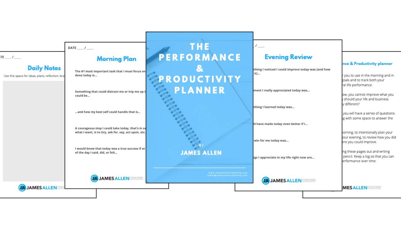 High Performance Planner Example Performance & Productivity Planner