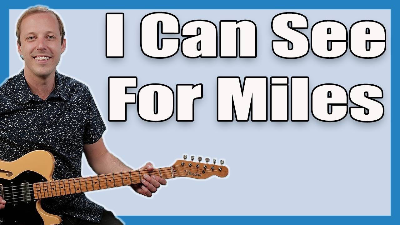 The Who I Can See For Miles Guitar Lesson + Tutorial