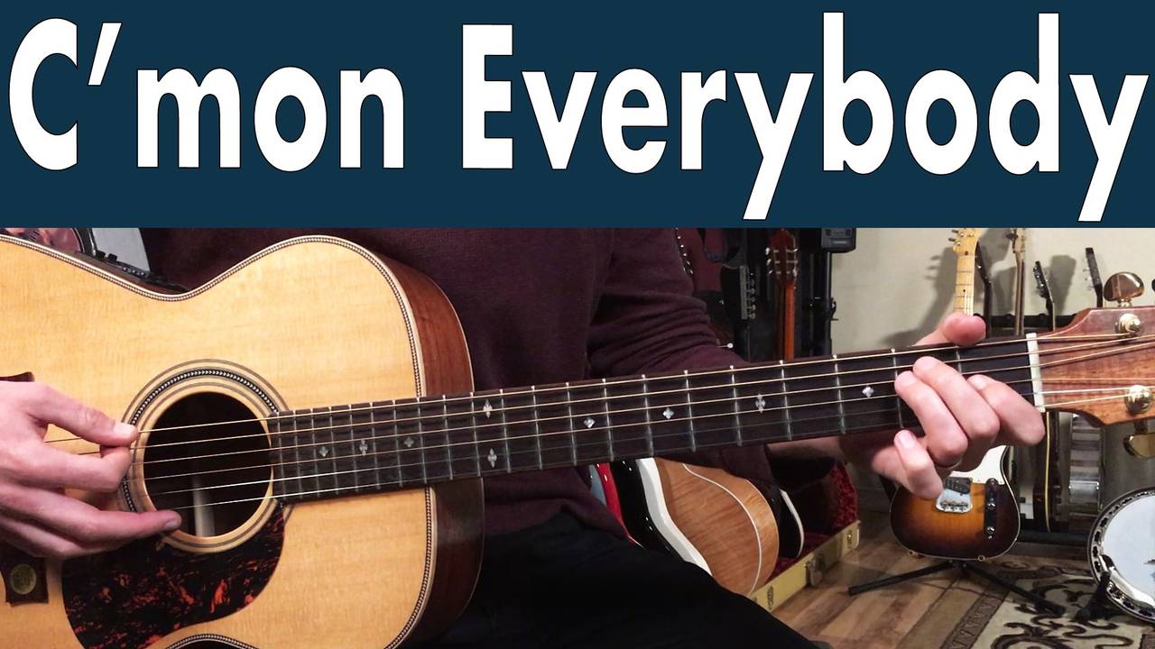 How To Play C'mon Everybody On Guitar Eddie Cochran Guitar Lesson