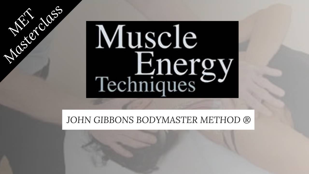 Muscle Energy Techniques Online Masterclass