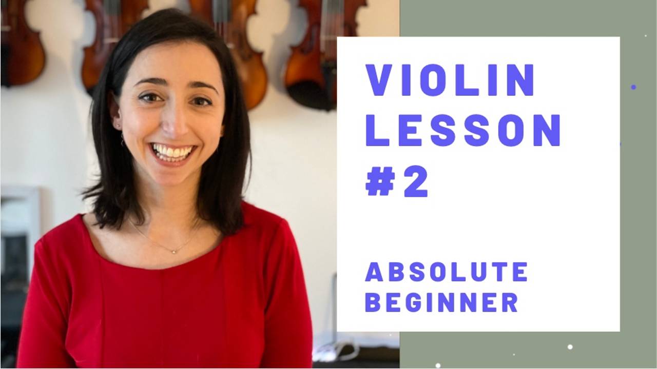 Violin Lesson 2 for Absolute Beginners Plucking/Learning the Strings