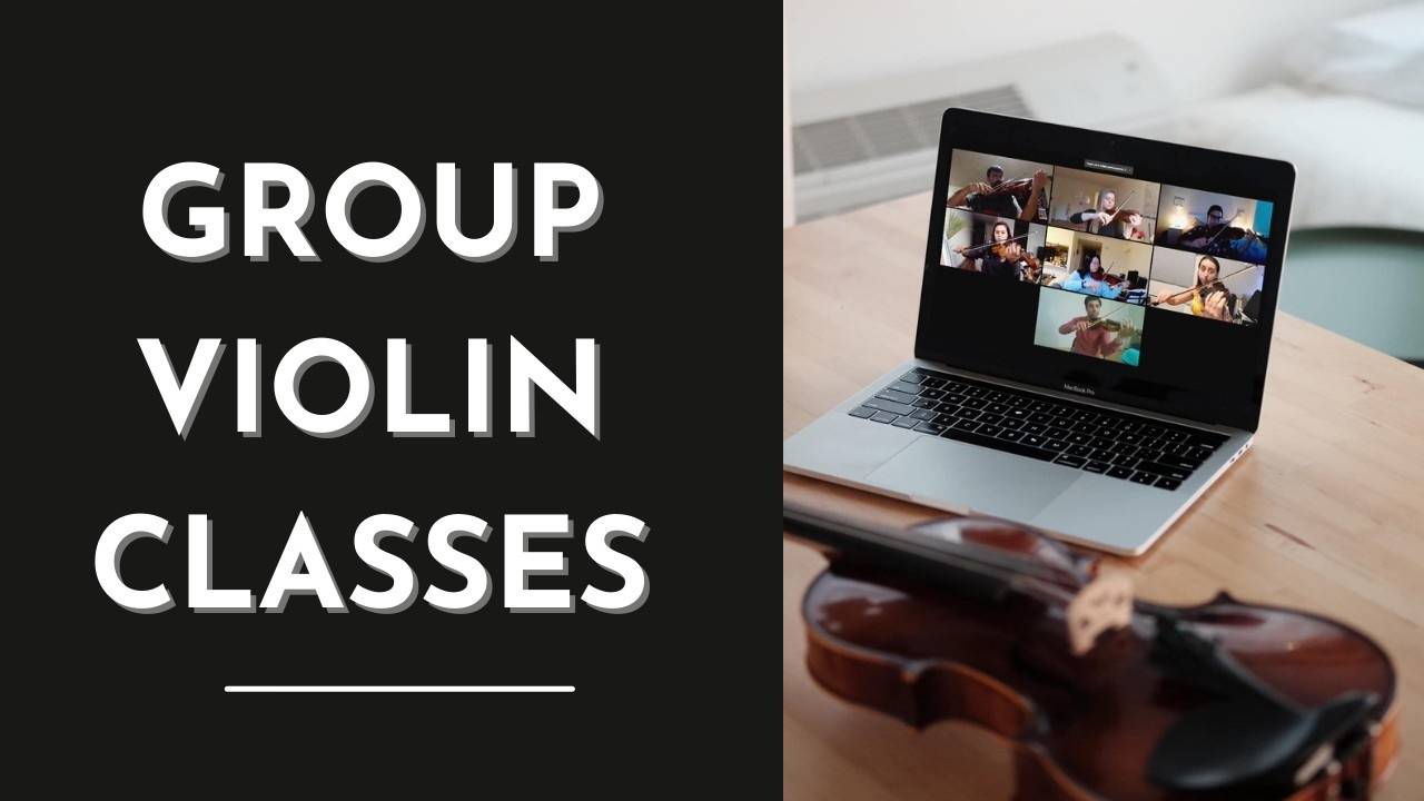 Group Violin Classes for Adults Online & InPerson!