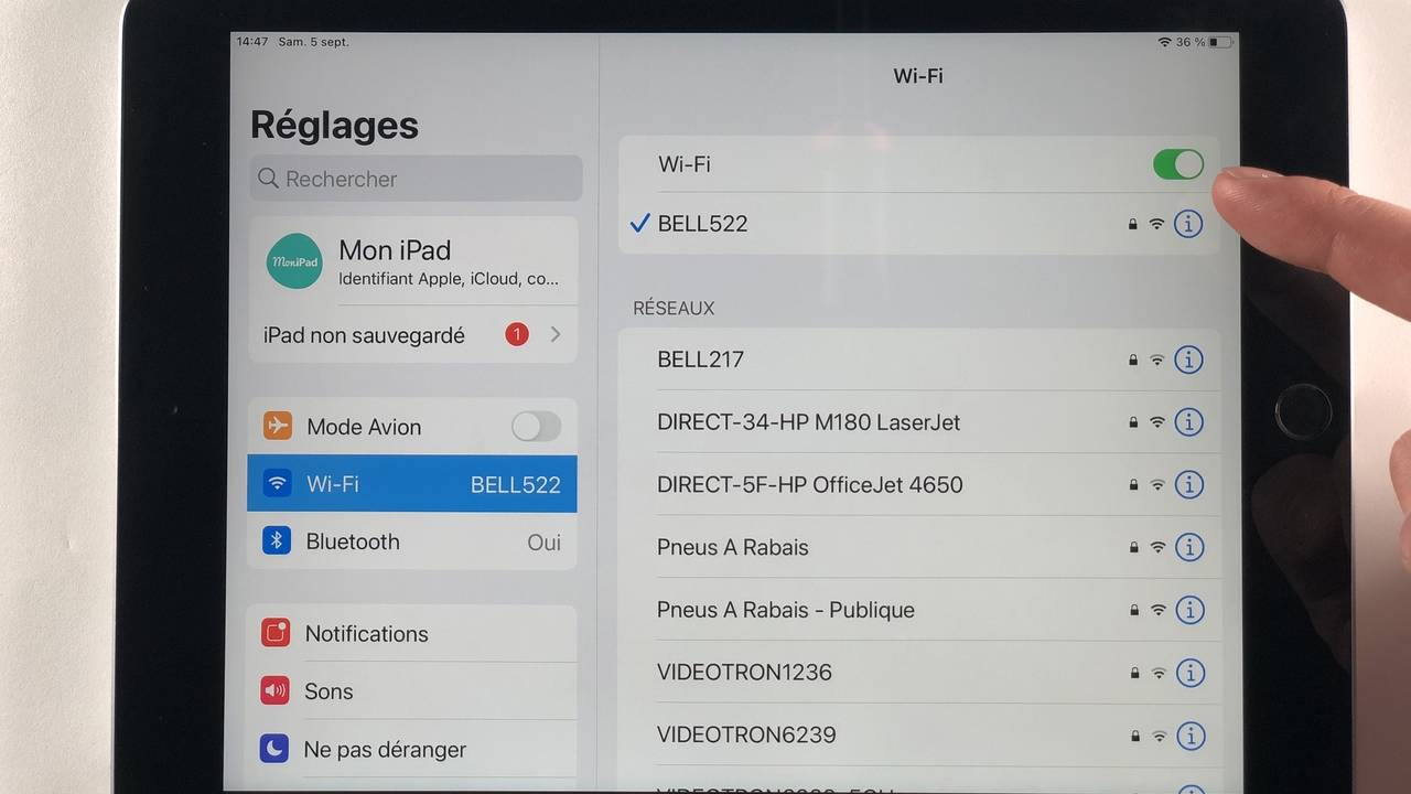 Comment Mettre son iPad sans Wifi