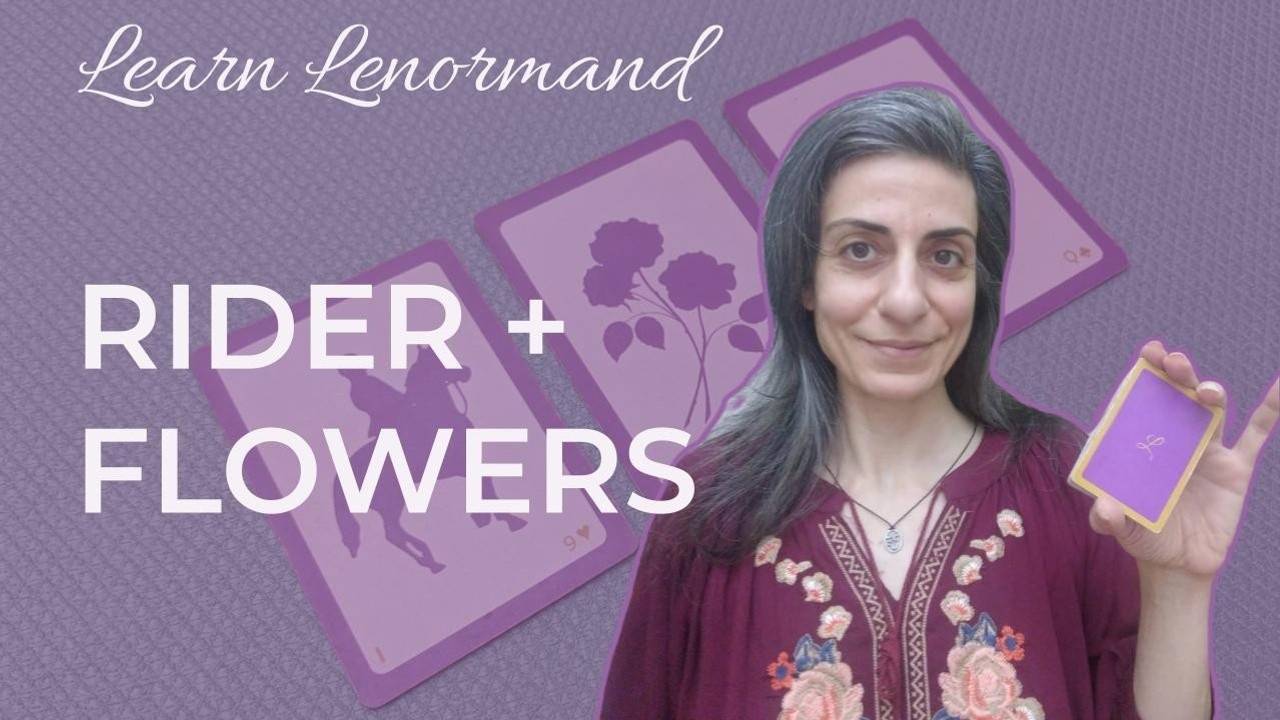 Lenormand Bear and Lily Card Combinations Pairs And Triplets