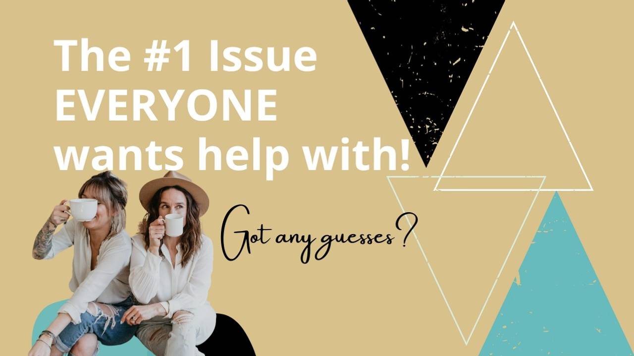 What's the #1 issue people seek help, coaching or therapy for