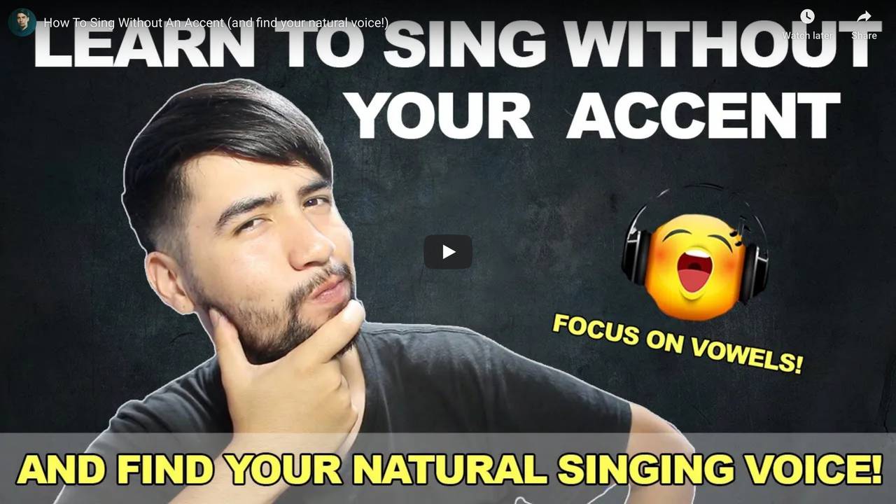 How To Sing Without An Accent