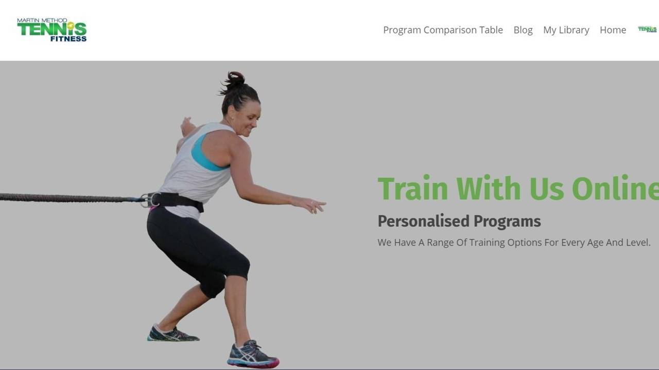 Tennis trainers Train With Us Online Tennis Fitness