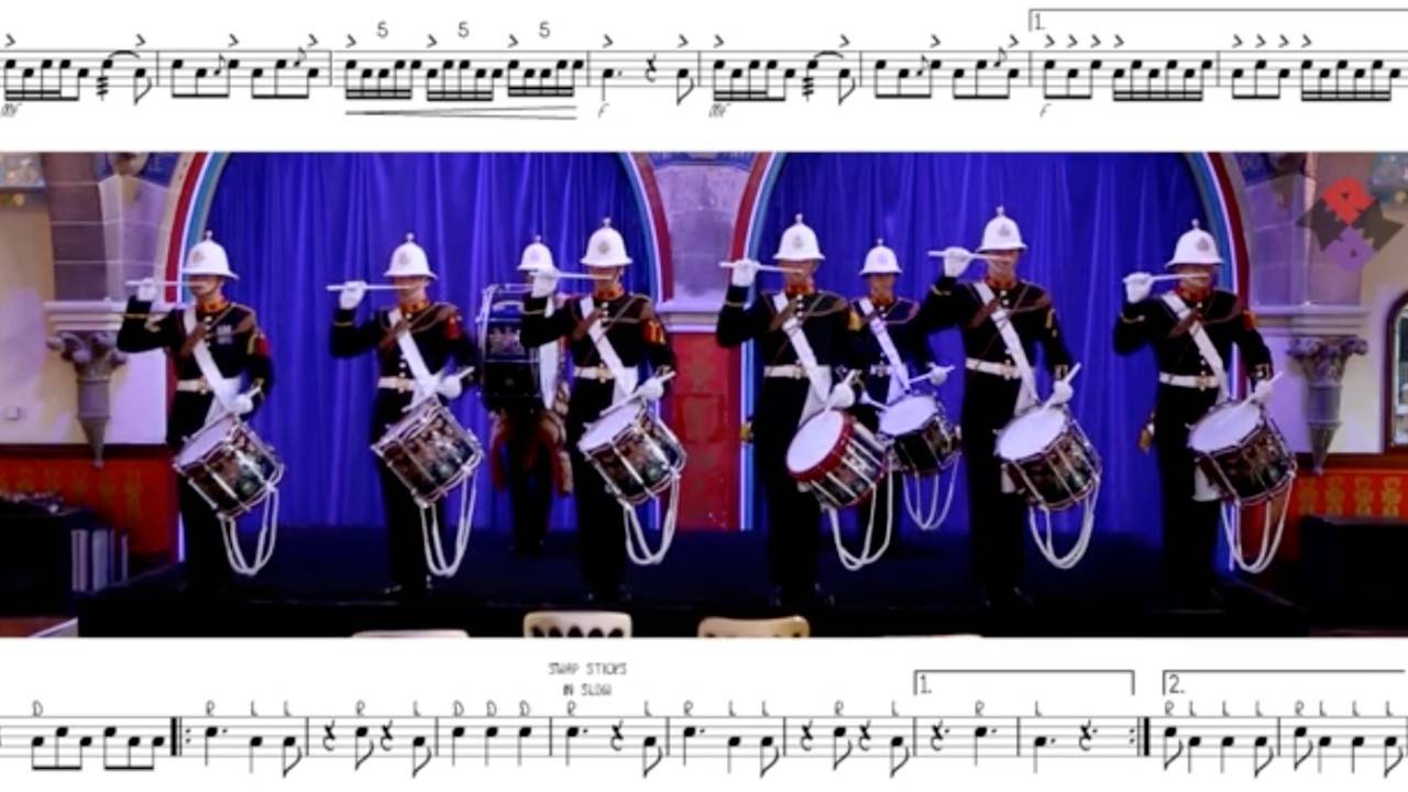 Her Majesty's Royal Marine Drum & Bugle Corps Walking Cadence