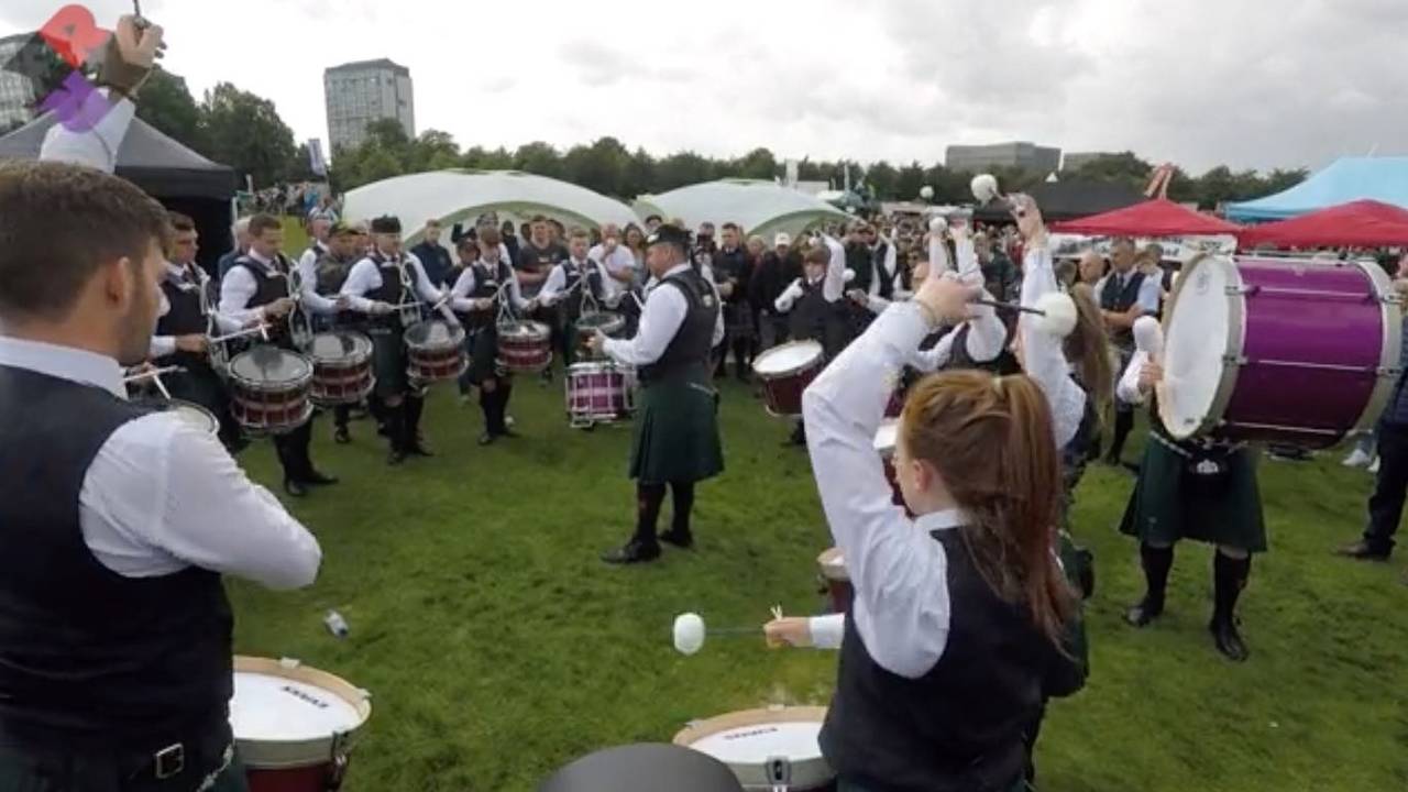 Stephen Creighton & the SLOT Pipe Band Drum Corps 2019 Worlds
