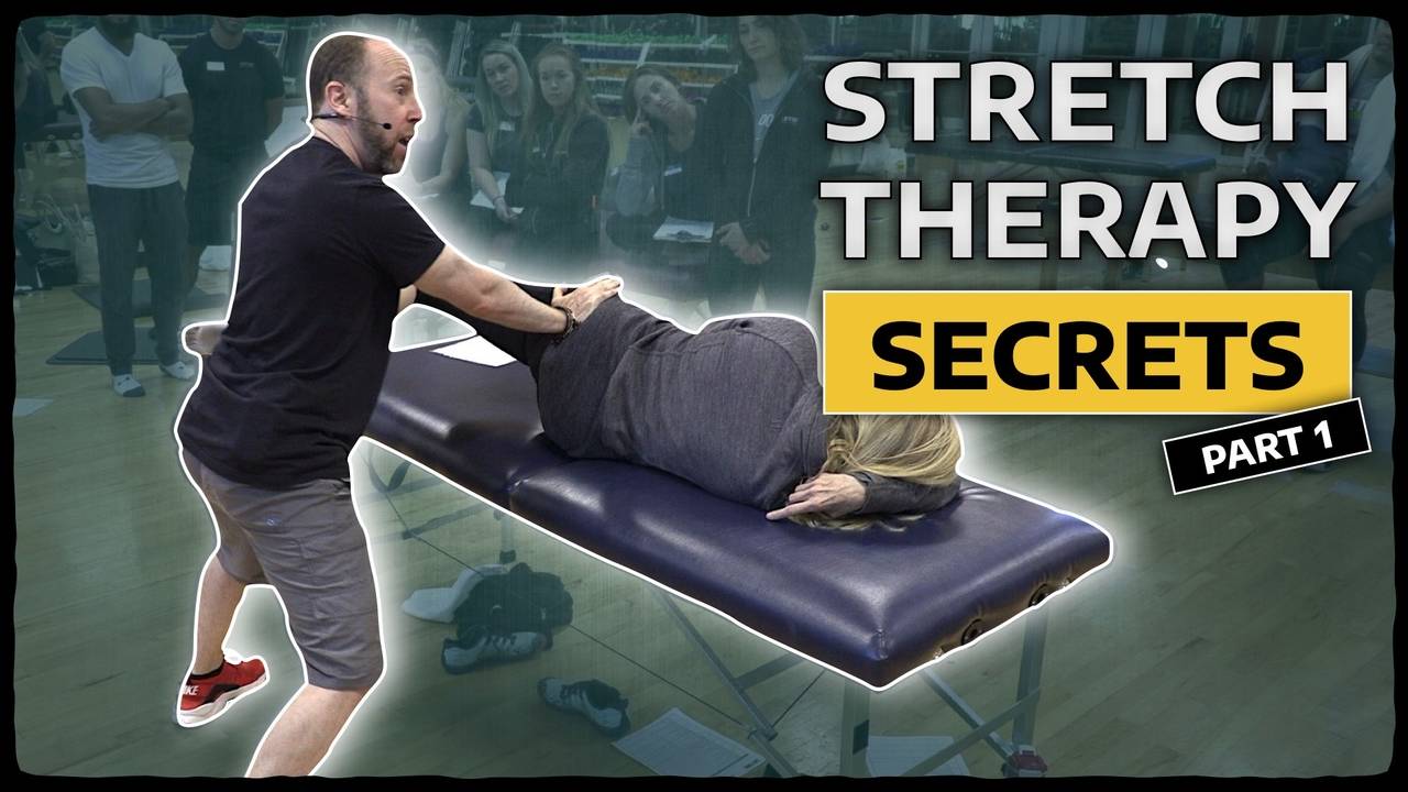 SPINAL TWIST & RECTUS FEMORIS STRETCH | Stretch Therapy Part 1