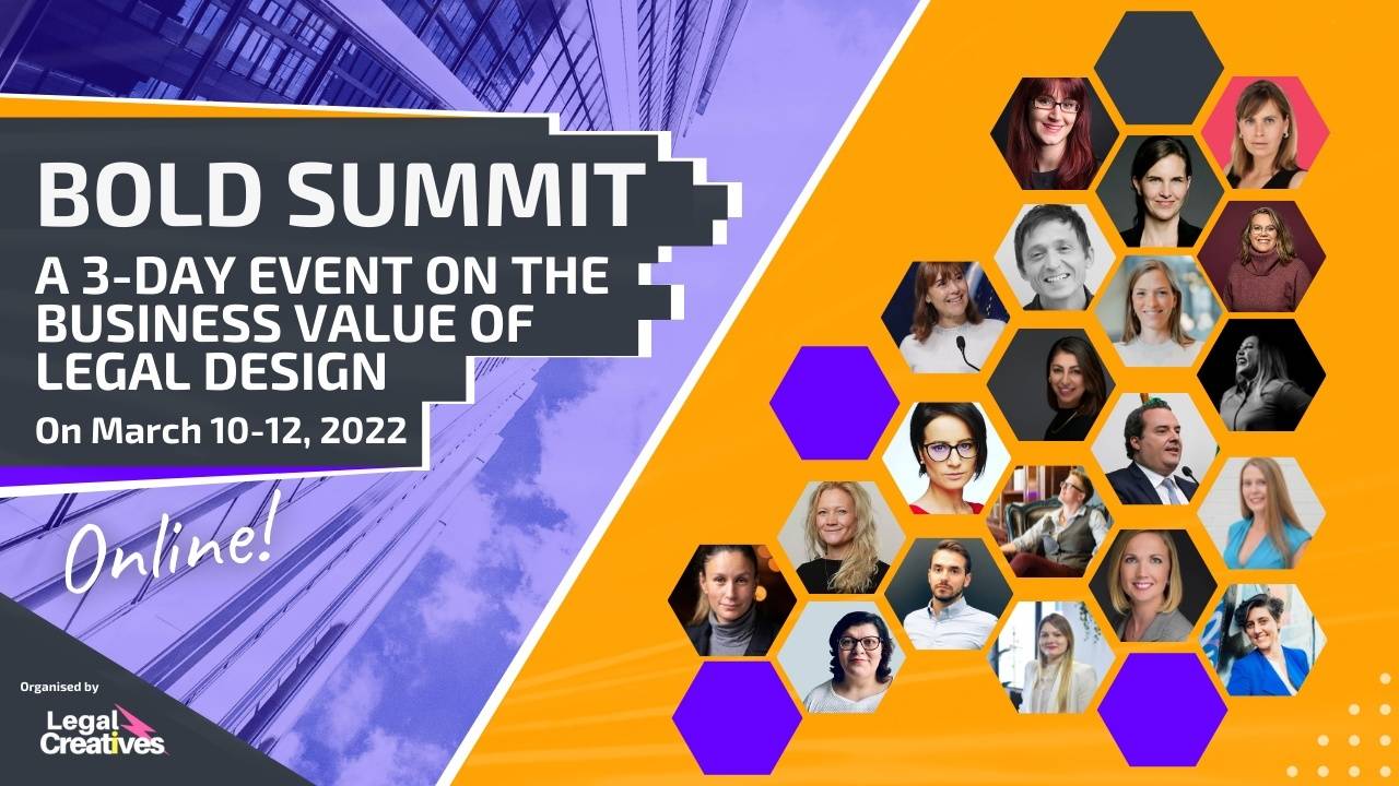 Live! BoLD Workshop on the Business of Legal Design!
