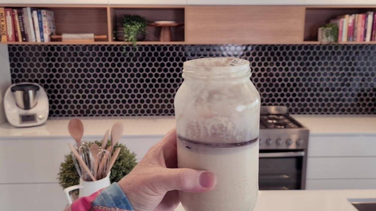 What's the black liquid floating on top of your sourdough starter?